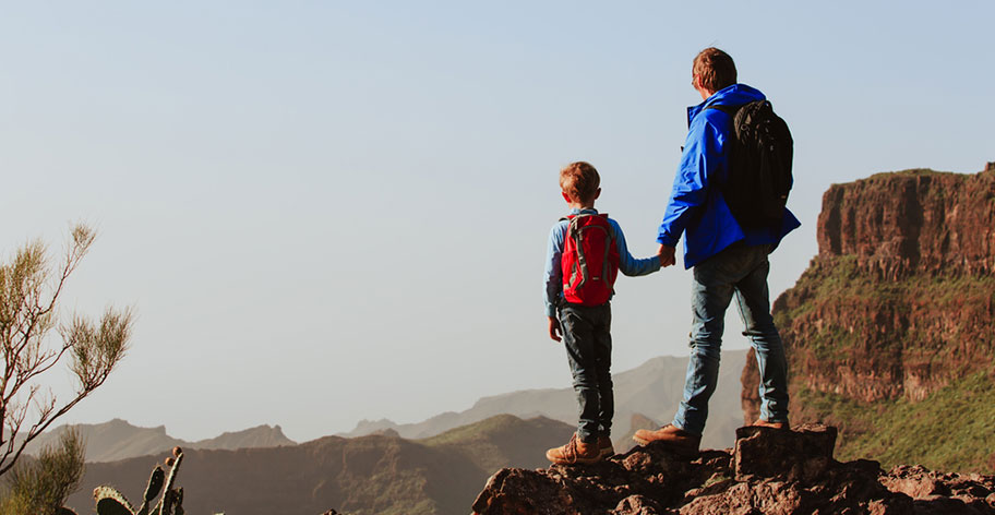 Familie Wanderung Insel La Réunion